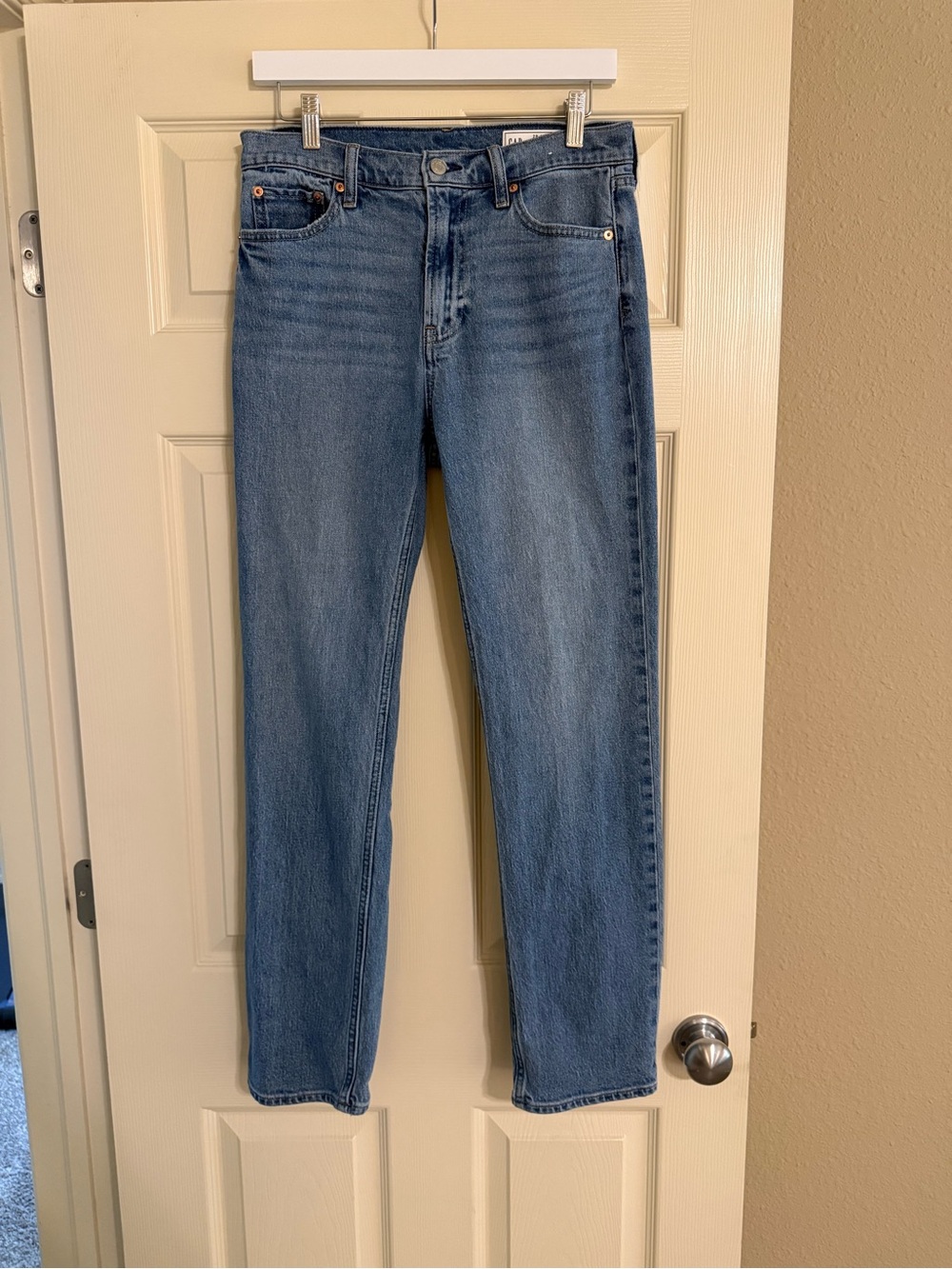 GAP Women's 90’s High Rise Straight-Leg Jeans